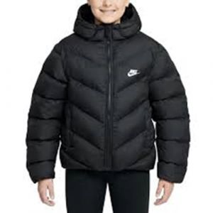 Nike Kids K NSW Tf Adp Doudoune Noir/Blanc 122/128