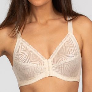 PLAYTEX Soutien-Gorge Emboitant sans Armature Ideal Posture, Nacre, 105C Femme