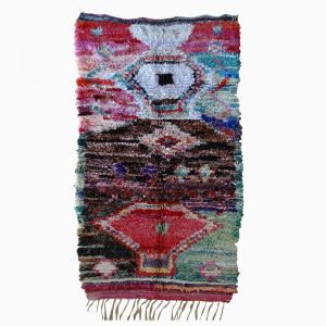 Tapis berb&egrave;re BOUCHAROUETTE DOUARI nou&eacute; main