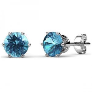 Boucles d'oreilles Femme MYC-Paris Pierres de naissance - DE0357-12 Laiton Argent