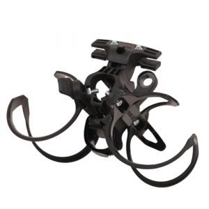 Zéfal Tri Bottle Cage Set - Double Porte-Bidon de Selle Vélo - Porte-Bidons Triathlon sur Selle - Pulse Z2 et Z2i Noir Taille Unique