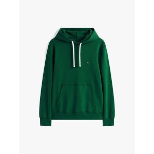 Tommy Hilfiger Sweat à Capuche Homme Seasonal Fleece avec Poche Kangourou, Vert (Ornamental Green), S