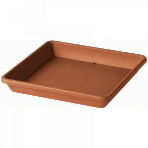 Deroma Soucoupe pour pot de fleurs Carré Day R Cotto - 38 cm