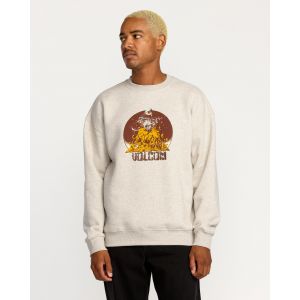 Volcom Sweatshirt Callum Rooney - Dust Heather - Taille XXL
