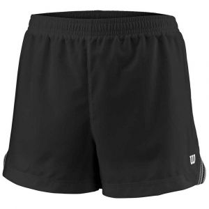 Wilson Enfant Short de Tennis, G TEAM 3.5 SHORT, Polyester, Noir, Taille M, WRA766802