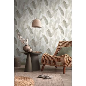 A.S. Creation Papier peint bali gris/ecru