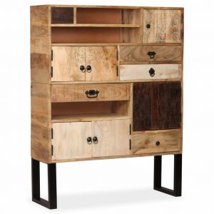 Image de VidaXL Buffet Bois massif de manguier 100 x 30 x 130 cm