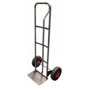 Diable en acier une main 200 Kg roues en caoutchouc noir HT200/SH RSN Stockman