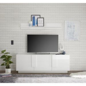 Calicosy Meuble TV 3 portes - L182 cm