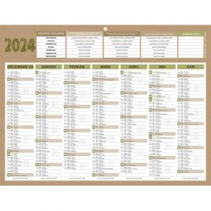 CBG Calendrier Bouchut Natura - 32 x 42 cm