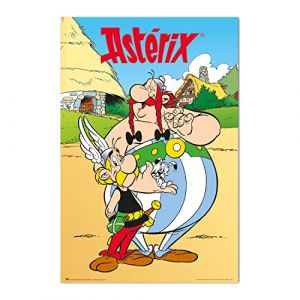Grupo erik Poster Astérix Et Obélix - Deco Maison, Tableau Decoration Murale, Cadre Decoration Murale