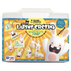 Graine Créative Malette Fimo Lapins Crétins