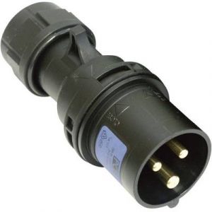 Image de Chappee Connecteur mâle CEE-CARA 16 A 3 pôles PCE 013-6x 230 V noir 1 pc(s)