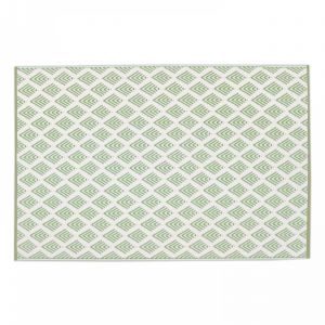 Oviala Tapis d'ext&eacute;rieur double face en polypropyl&egrave;ne tiss&eacute; 120 x 180 cm