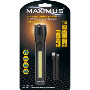 Muzo Lampe Torche Led Fl 028 270 Lumens