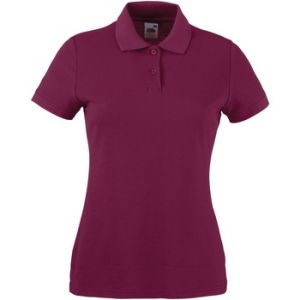 Fruit Of The Loom - Polo manches courtes - Femme (2XL) (Bordeaux) - UTBC384