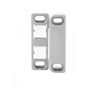 C&icirc;me Loqueteau magn&eacute;tique MP - pose en applique - finition blanc - force 5 kg - INTERGES.COM