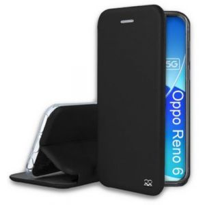 Ibroz Etui Oppo Reno 6 Cuir noir