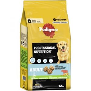 Pedigree Professional Nutrition Adult bœuf, légumes - lot % : 2 x 12 kg