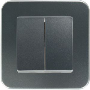 TechBrey Va-et-Vient Double Classic Argenté