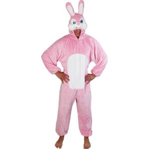 Chaks Déguisement peluche lapin rose adulte