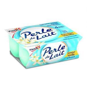 Image de Yoplait Perle de lait vanille 4 pots 125g