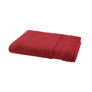 Anne de Solène DRAP DE DOUCHE Pétale Rouge - Couleur Rouge - Taille 70 x 140 cm