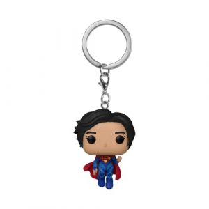 Funko Pop! Keychain: DC - The Flash - Supergirl - DC Comics - Mini-Figurine en Vinyle à Collectionner Porte-clés Fantaisie - Cadeau de Noël - Idée de Cadeau - Produits Officiels