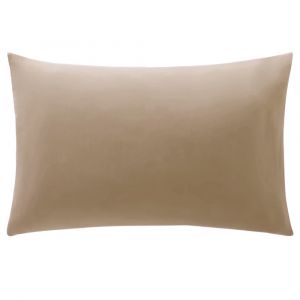 Taie d'oreiller Sac Polycoton Uni Beige