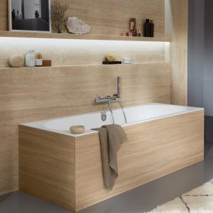 Villeroy & Boch Oberon 2.0 Baignoire rectangulaire encastrée, UBQ170OBR2DV-RW,