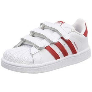 Adidas Chaussures casual Superstar CF I Originals Blanc / Rouge - Taille 20