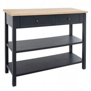 Atmosphera Console Hiver Damian Gris foncé