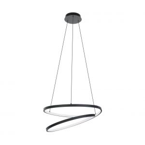 Eglo Lampe suspendue en plastique ruotal blanc led 37W 3000K h: 150cm Ø55cm