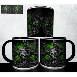 Image de Forever MUG personnalisé Tasse à café - Tête de mort Skull Halloween 980