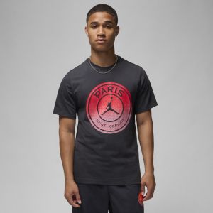 Image de Nike PSG Short Sleeve Logo Tee, Jordan, Apparel, en noir, taille: S - Couleur noir - Taille S