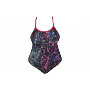 Image de Arena Maillot de bain 1 piece large femme mountains texture light drop back one piece plus xl