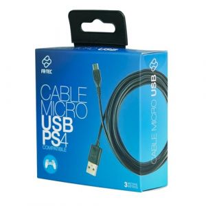 Woxter Câble micro USB vers USB pour PS4 3 m