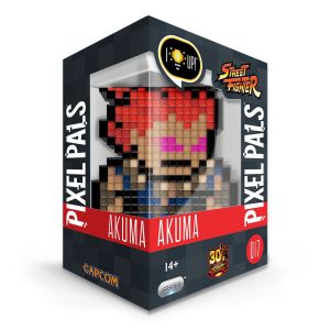 PDP Figurine lumineuse Pixel Pals Street Fighter AKUMA 017