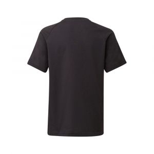 Adidas Tee-shirt col rond Junior en coton noir floqué