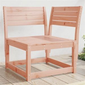 VidaXL Canapé d'Angle de Jardin, Chaise d'Angle Sectionnelle, Siège de Terrasse avec Dossier, Meuble de Patio Extérieur, Bois Massif Douglas
