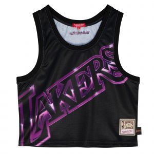 Mitchell & ness Maillot crop femme LA Lakers Big Face 4.0