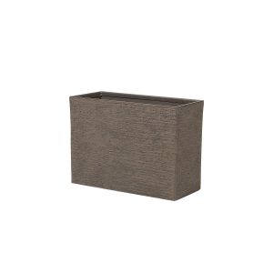 Beliani Cache-pot marron rectangulaire EDESSA