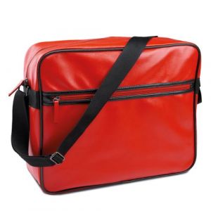 Kinston Sac Messenger en polyvinyle Rouge