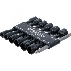 BGS 74423 | Jeu de douilles à choc, six pans | 6,3 mm (1/4") | pour perceuses | 1/4-1/2", 6-13 mm | 14 pièces