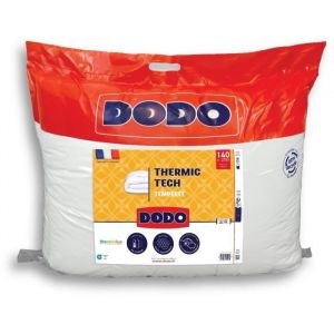 Dodo Couette temp&eacute;r&eacute;e 250 g/m&sup2; - thermic tech - 140 x 200 cm - Blanc
