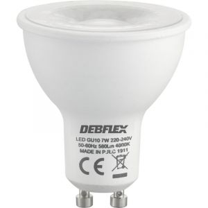 Debflex AMPOULE SPOT SMD VERRE TRANSPARENT GU10 7W 4000K 560LM