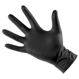 Connect Gants grippaz en nitrile sans silicone noirs taille m - 50 gants