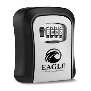Bo&icirc;te &agrave; cl&eacute;s murale &agrave; code EAGLE LOCK - Haute s&eacute;curit&eacute; - Norme IP65 - Alliage de zinc anti-effraction - Coffre-fort pour ext&eacute;rieur - Id&eacute;al