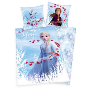 Herding Parure de lit enfant Elsa La Reine des neiges Disney 2 135x200 cm