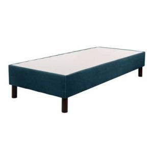 Image de Confortissimo Sommier First de, 20 cm 20 cm 90 x 190 cm Velours bleu